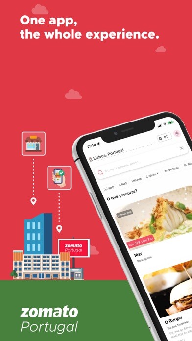 Emulate iPhone app Zomato Portugal using MyAndroid