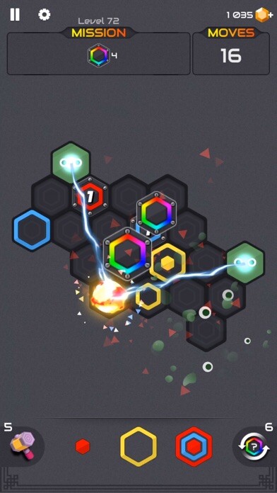 Emulate iPhone app Zombie Blast : Puzzle Hexa using MyAndroid