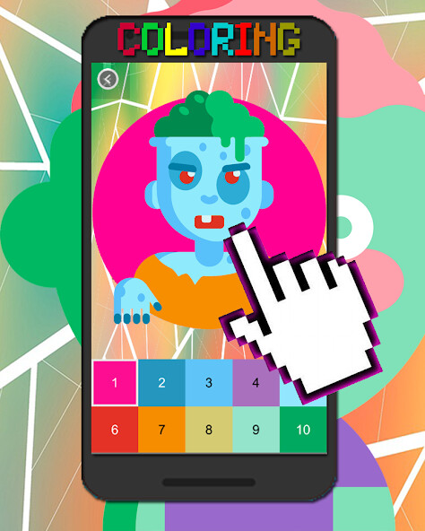 Run android online APK Zombie Chibi Coloring Pixel from MyAndroid or emulate Zombie Chibi Coloring Pixel using MyAndroid