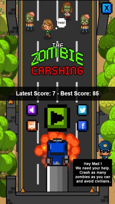 Emulate iPhone app Zombie Crashing by Dead Season Band using MyAndroid Emulate iPhone app Zombie Crashing by Dead Season Band using MyAndroid