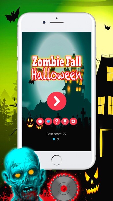 Emulate iPhone app Zombie Fall Game For Halloween using MyAndroid Emulate iPhone app Zombie Fall Game For Halloween using MyAndroid