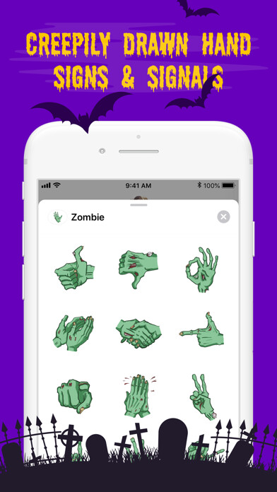 Emulate iPhone app Zombie Hand Gestures using MyAndroid