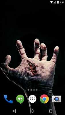 Emulate Android APK Zombie Hand Live Wallpaper