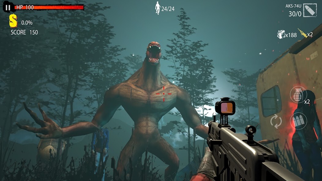 Run android online APK Zombie Hunter D-Day : Shooting from MyAndroid or emulate Zombie Hunter D-Day : Shooting using MyAndroid