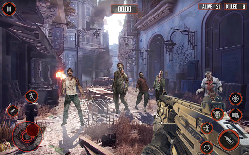 Run android online APK Zombie Hunter Zombie Games 3d from MyAndroid or emulate Zombie Hunter Zombie Games 3d using MyAndroid
