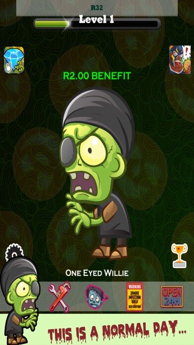Emulate iPhone app Zombie Infectonator - Plague And Infect Them All Incremental Tapper using MyAndroid