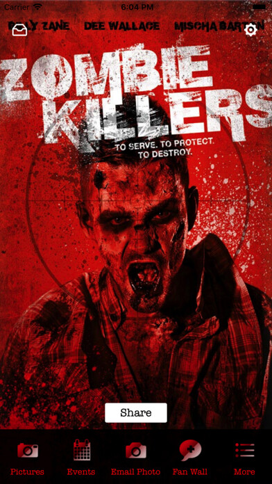 Emulate iPhone app Zombie Killers Movie App using MyAndroid Emulate iPhone app Zombie Killers Movie App using MyAndroid