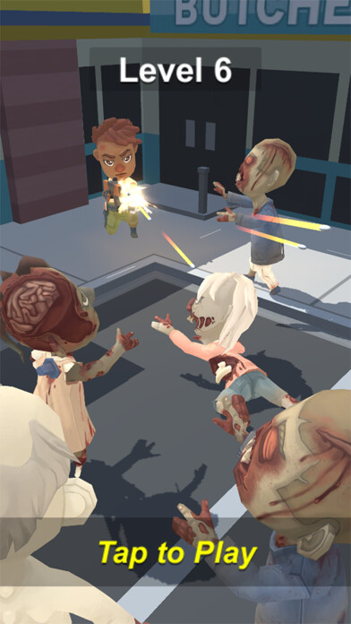Emulate iPhone app ZombieLine-Puzzle Game using MyAndroid