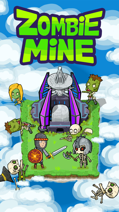 Emulate iPhone app Zombie Mine - survival craft using MyAndroid