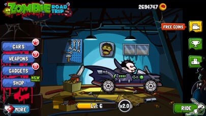 Emulate iPhone app Zombie Road Trip! using MyAndroid Emulate iPhone app Zombie Road Trip! using MyAndroid