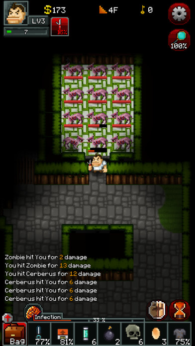 Emulate iPhone app Zombie Rogue using MyAndroid