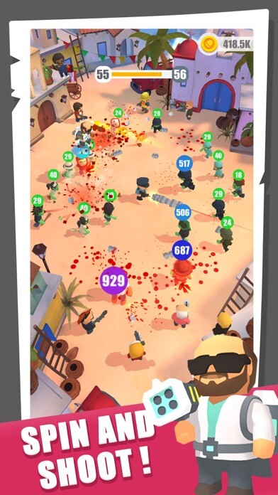 Emulate iPhone app Zombies Blast using MyAndroid