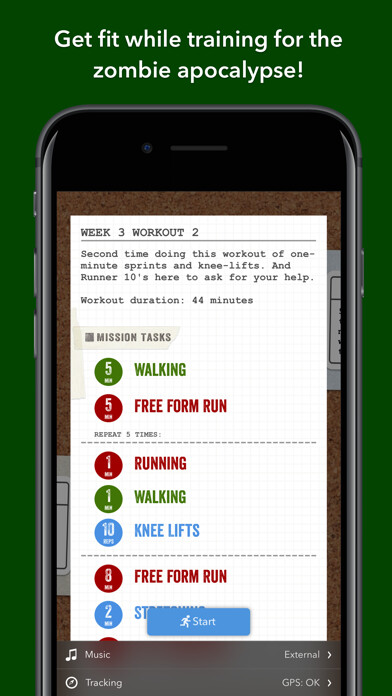 Emulate iPhone app Zombies, Run! 5k Training using MyAndroid Emulate iPhone app Zombies, Run! 5k Training using MyAndroid