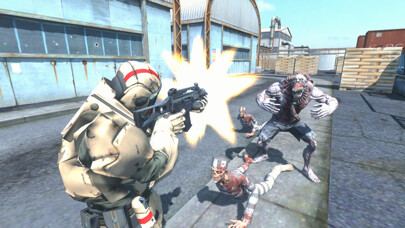 Emulate iPhone app Zombie Survival Games 3d 2019 using MyAndroid
