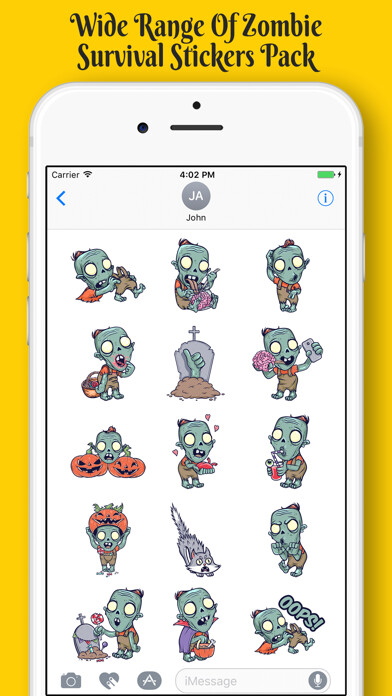 Emulate iPhone app Zombie Survival Stickers using MyAndroid Emulate iPhone app Zombie Survival Stickers using MyAndroid