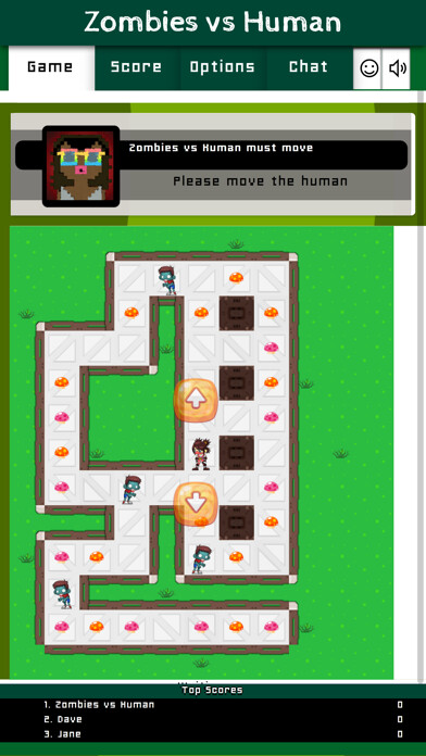 Emulate iPhone app Zombies vs Human using MyAndroid