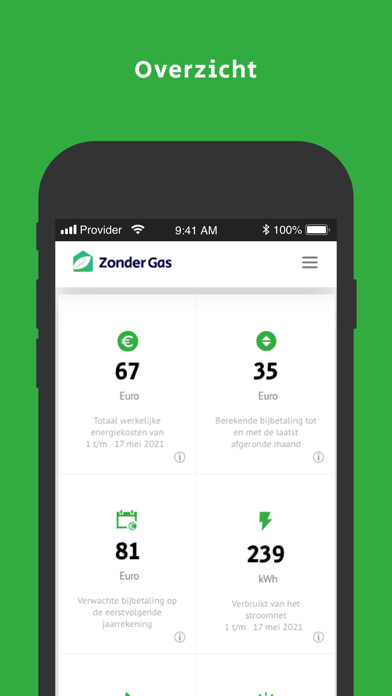 Run android online APK ZonderGas Energie from MyAndroid or emulate ZonderGas Energie using MyAndroid