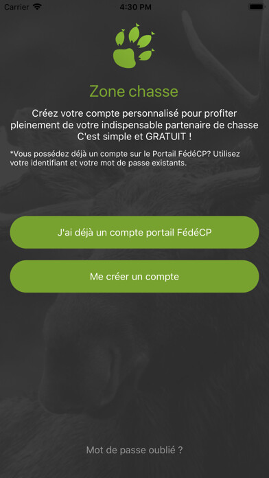 Emulate iPhone app Zone Chasse using MyAndroid Emulate iPhone app Zone Chasse using MyAndroid