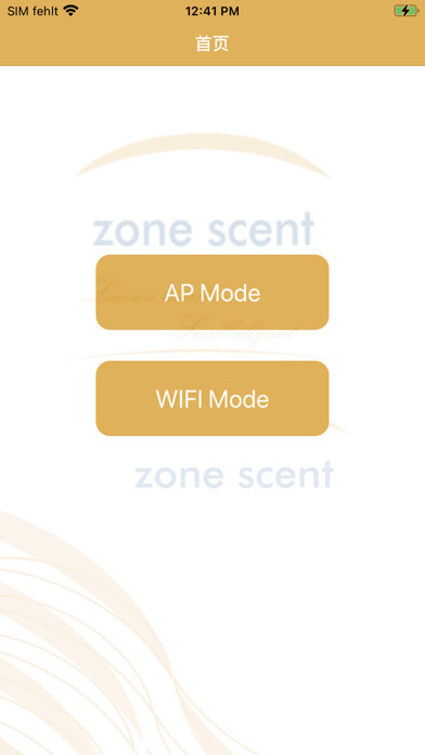 Emulate iPhone app Zonescent-Aroma using MyAndroid