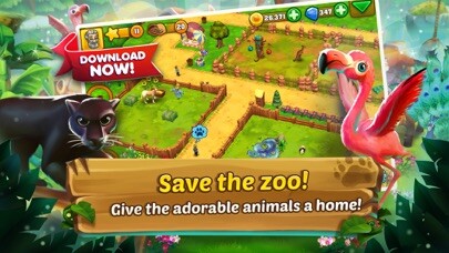 Emulate iPhone app Zoo 2: Animal Park using MyAndroid