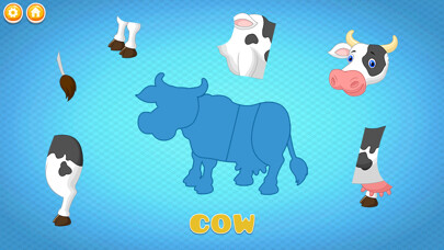 Emulate iPhone app Zoo Animal Jigsaw Puzzles using MyAndroid