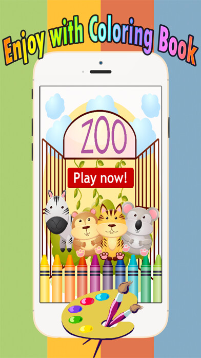 Emulate iPhone app Zoo animals Coloring Book: Move finger to draw these coloring pages games free for children and toddler any age using MyAndroid Emulate iPhone app Zoo animals Coloring Book: Move finger to draw these coloring pages games free for children and toddler any age using MyAndroid