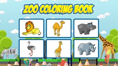Emulate iPhone app Zoo Coloring Book : animals color pages for adults using MyAndroid Emulate iPhone app Zoo Coloring Book : animals color pages for adults using MyAndroid