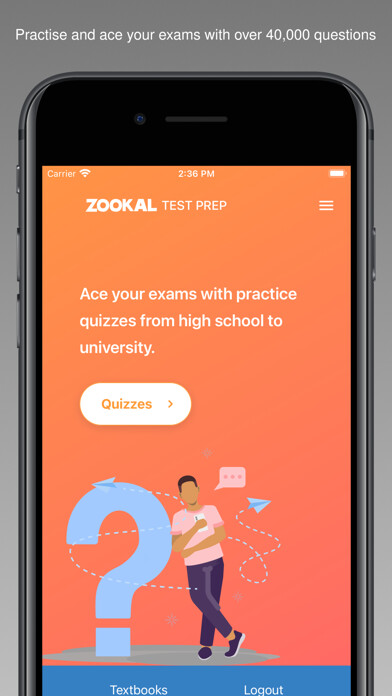 Emulate iPhone app Zookal Test Prep using MyAndroid Emulate iPhone app Zookal Test Prep using MyAndroid