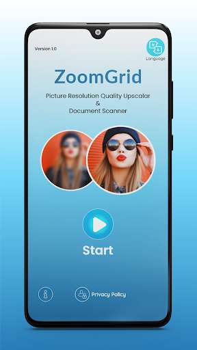 Run android online APK ZoomGrid Enhance Photo Quality from MyAndroid or emulate ZoomGrid Enhance Photo Quality using MyAndroid