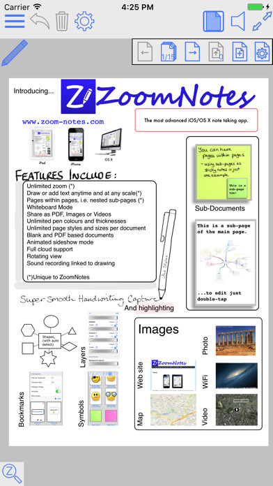 Emulate iPhone app ZoomNotes using MyAndroid Emulate iPhone app ZoomNotes using MyAndroid