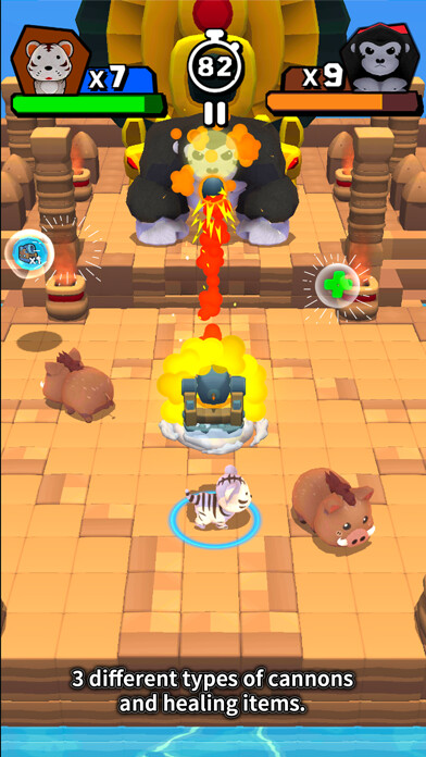 Emulate iPhone app ZOO PARTY: KONG BATTLE using MyAndroid