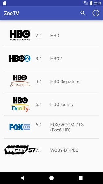 Run android online APK ZooTV from MyAndroid or emulate ZooTV using MyAndroid