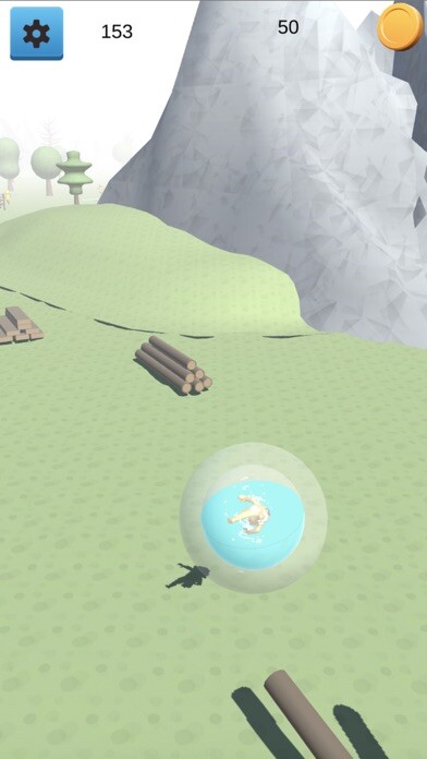 Emulate iPhone app Zorbing 3D using MyAndroid