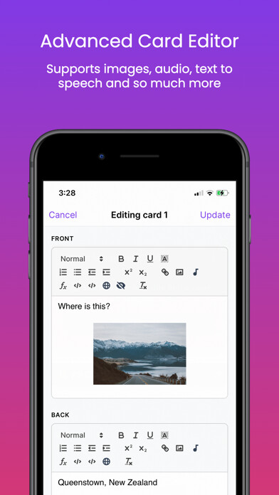 Emulate iPhone app Zorbi - Spaced Repetition using MyAndroid Emulate iPhone app Zorbi - Spaced Repetition using MyAndroid