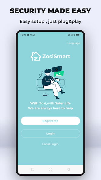 Emulate iPhone app Zosi Smart using MyAndroid