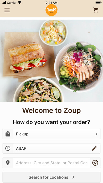 Emulate iPhone app Zoup! Ordering & Rewards using MyAndroid Emulate iPhone app Zoup! Ordering & Rewards using MyAndroid