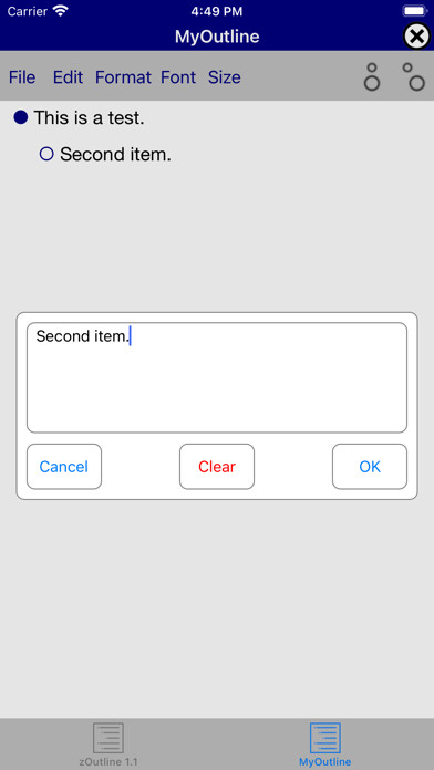 Emulate iPhone app zOutline using MyAndroid Emulate iPhone app zOutline using MyAndroid