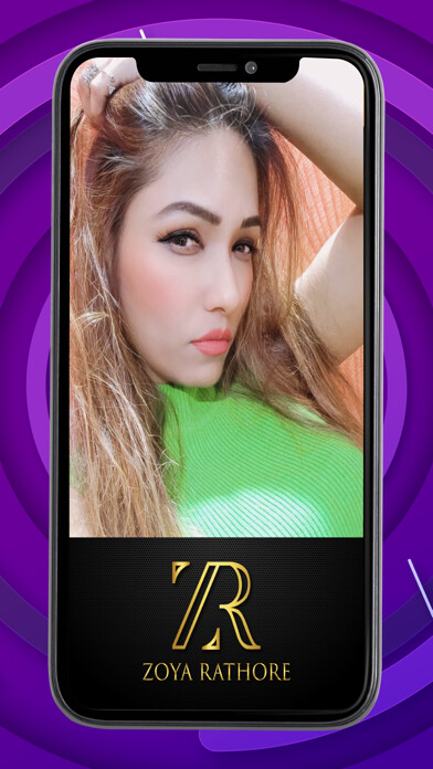 Emulate iPhone app Zoya Rathore Official App using MyAndroid