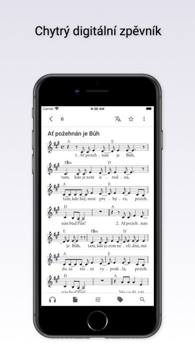 Emulate iPhone app Zpěvník pro scholy using MyAndroid