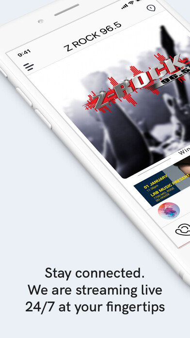 Emulate iPhone app Z ROCK 96.5 using MyAndroid Emulate iPhone app Z ROCK 96.5 using MyAndroid