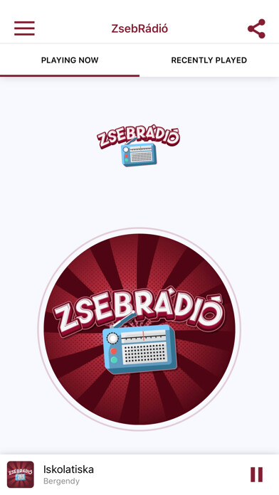 Emulate iPhone app ZsebRádió using MyAndroid