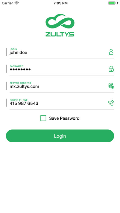 Emulate iPhone app Zultys Mobile Communicator using MyAndroid Emulate iPhone app Zultys Mobile Communicator using MyAndroid