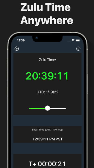 Emulate iPhone app Zulu Time Widget - GMT/UTC using MyAndroid