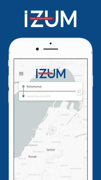 Emulate iPhone app İZUM - İzmir Ulaşım Merkezi using MyAndroid