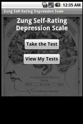 Emulate Android APK Zung Depression Scale