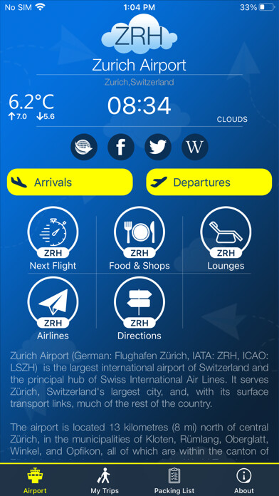 Emulate iPhone app Zurich Airport (ZRH) + radar using MyAndroid Emulate iPhone app Zurich Airport (ZRH) + radar using MyAndroid