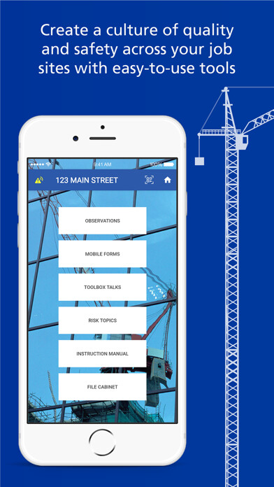 Emulate iPhone app Zurich Construction Solutions using MyAndroid