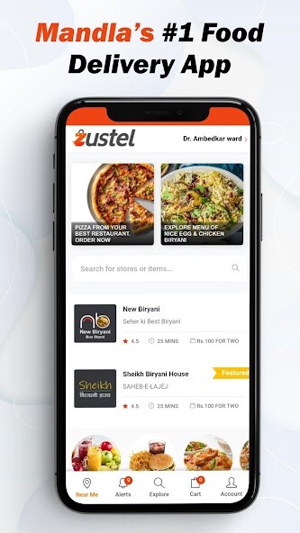 Run android online APK Zustel - online food delivery from MyAndroid or emulate Zustel - online food delivery using MyAndroid