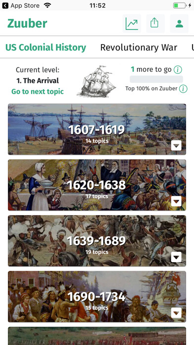 Emulate iPhone app Zuuber - Fun & Easy Learning using MyAndroid