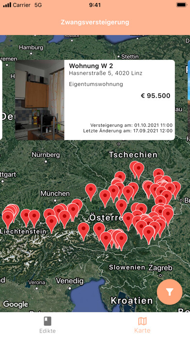 Emulate iPhone app Zwangsversteigerung using MyAndroid Emulate iPhone app Zwangsversteigerung using MyAndroid